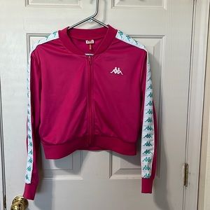Kappa cropped zip up jacket